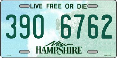 NH license plate 3906762