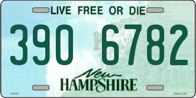 NH license plate 3906782