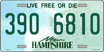 NH license plate 3906810