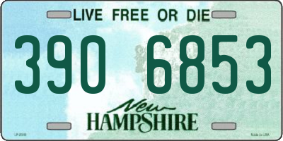 NH license plate 3906853