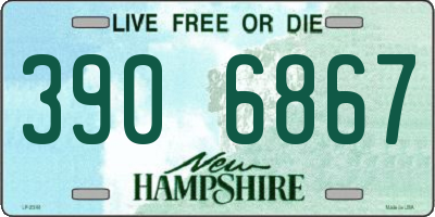 NH license plate 3906867