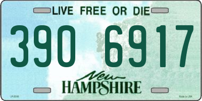 NH license plate 3906917