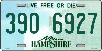 NH license plate 3906927