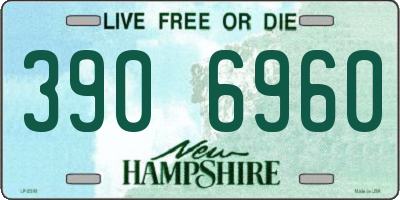 NH license plate 3906960