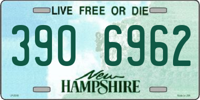 NH license plate 3906962