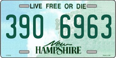 NH license plate 3906963
