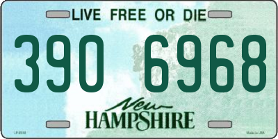 NH license plate 3906968