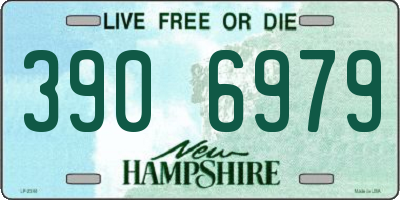 NH license plate 3906979