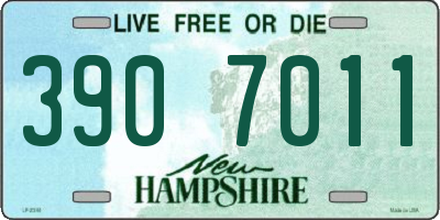 NH license plate 3907011