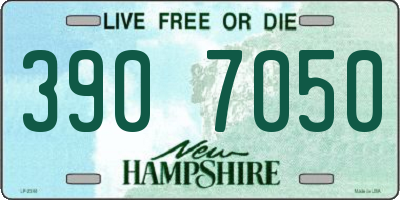 NH license plate 3907050