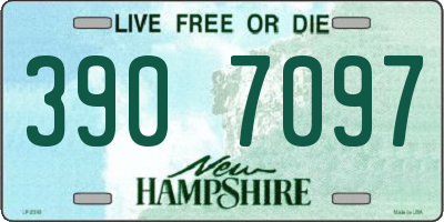 NH license plate 3907097