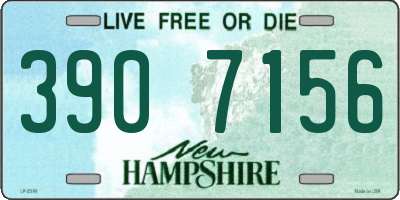 NH license plate 3907156