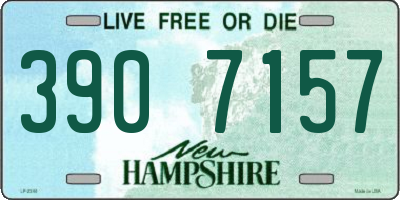 NH license plate 3907157