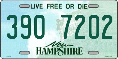NH license plate 3907202