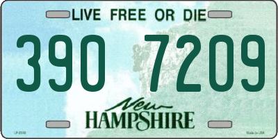 NH license plate 3907209