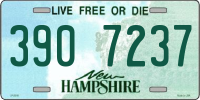 NH license plate 3907237