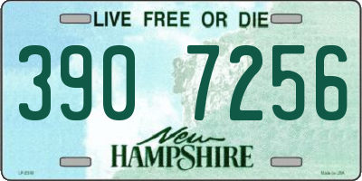 NH license plate 3907256