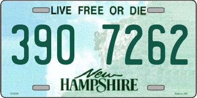 NH license plate 3907262