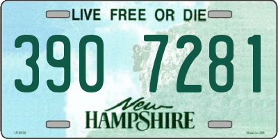 NH license plate 3907281