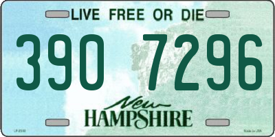 NH license plate 3907296