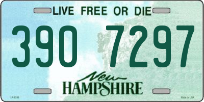 NH license plate 3907297