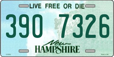 NH license plate 3907326