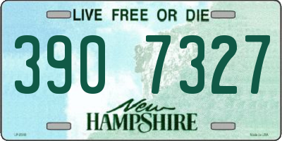 NH license plate 3907327