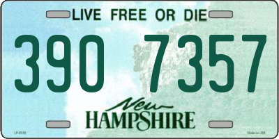 NH license plate 3907357