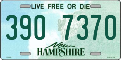 NH license plate 3907370