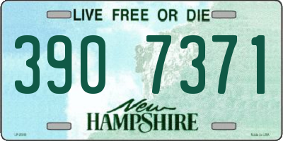 NH license plate 3907371