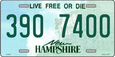 NH license plate 3907400