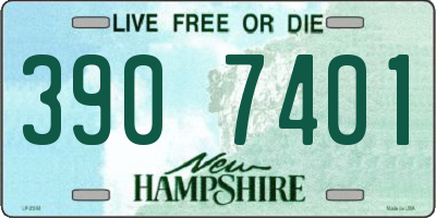 NH license plate 3907401