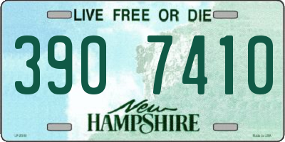 NH license plate 3907410