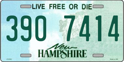 NH license plate 3907414