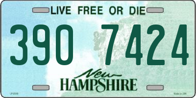 NH license plate 3907424