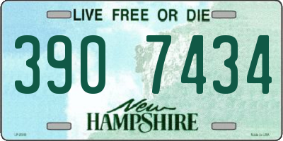 NH license plate 3907434