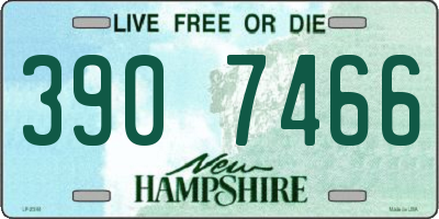 NH license plate 3907466