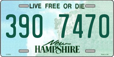 NH license plate 3907470