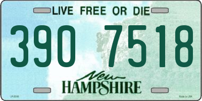 NH license plate 3907518