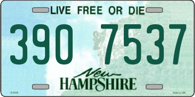 NH license plate 3907537