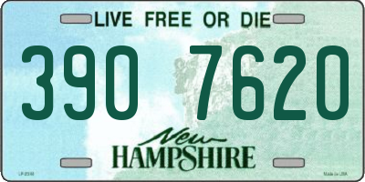 NH license plate 3907620