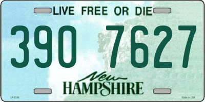 NH license plate 3907627
