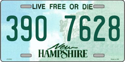 NH license plate 3907628