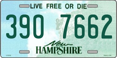 NH license plate 3907662