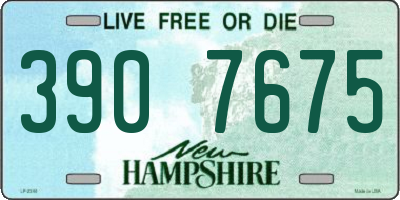 NH license plate 3907675