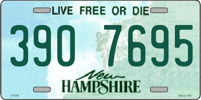 NH license plate 3907695