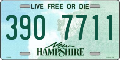 NH license plate 3907711