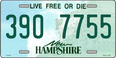 NH license plate 3907755