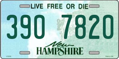 NH license plate 3907820