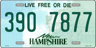 NH license plate 3907877